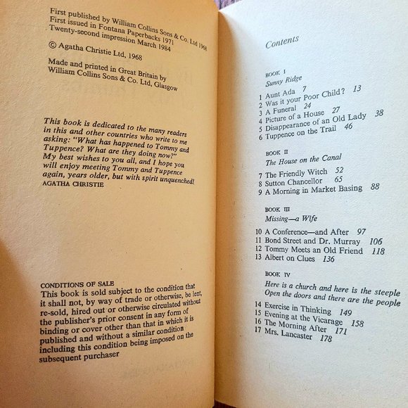 Vintage Agatha Christie - By The Pricking of My Thumbs 1984 - Picture 4 of 4